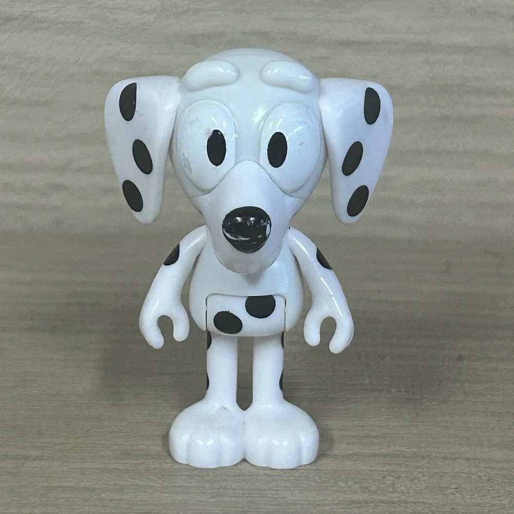 Bluey Friend CHLOE Dalmation White Dog Black Spots Replacement Figure 2 1/4
